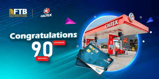 Winners for FTB Caltex Co-Branded CashCard Campaign for August 2023